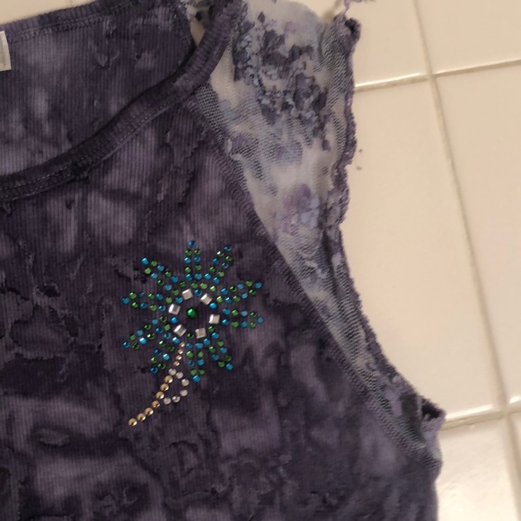 Purple tye dye look tank - Picture 3 of 6